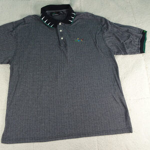Greg Norman Gray w/Black Trim Polo X-Large